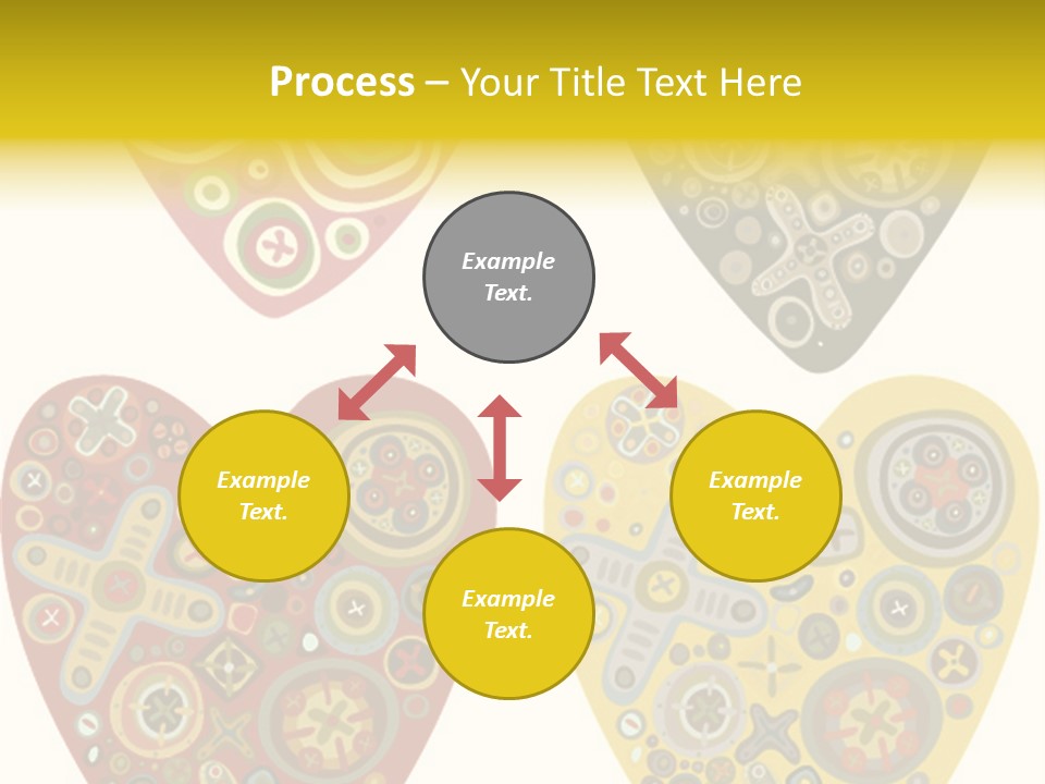 Ornament Set Pattern PowerPoint Template