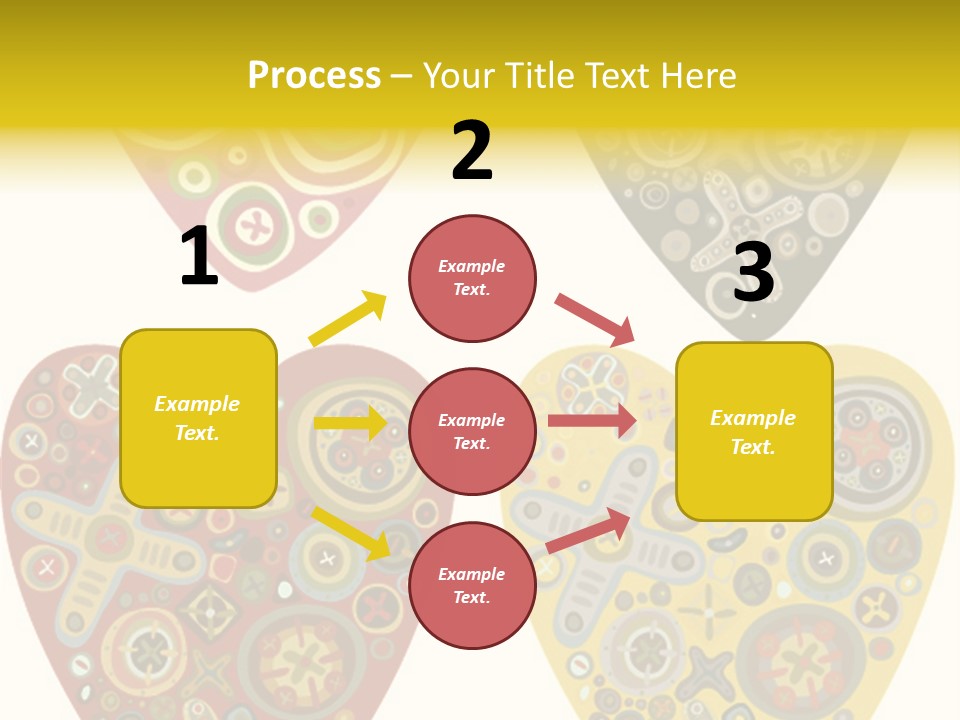 Ornament Set Pattern PowerPoint Template