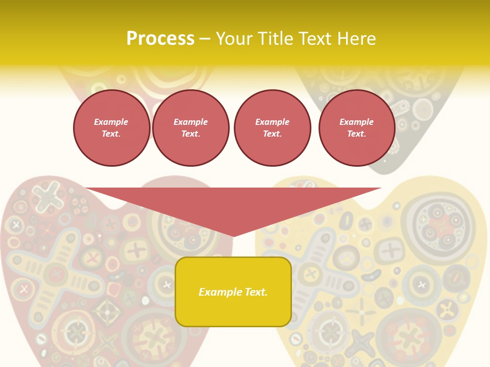 Ornament Set Pattern PowerPoint Template