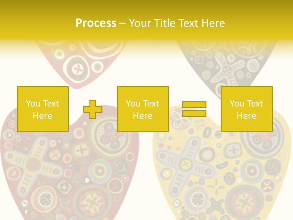Ornament Set Pattern PowerPoint Template