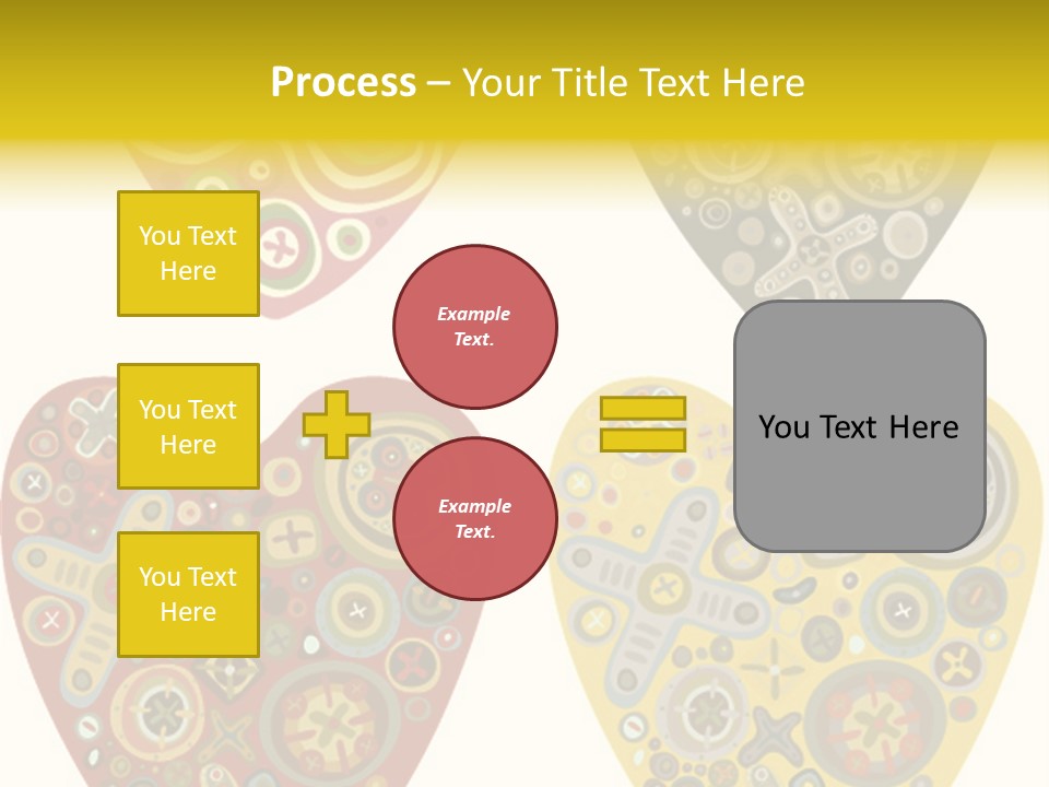 Ornament Set Pattern PowerPoint Template