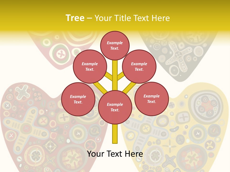 Ornament Set Pattern PowerPoint Template