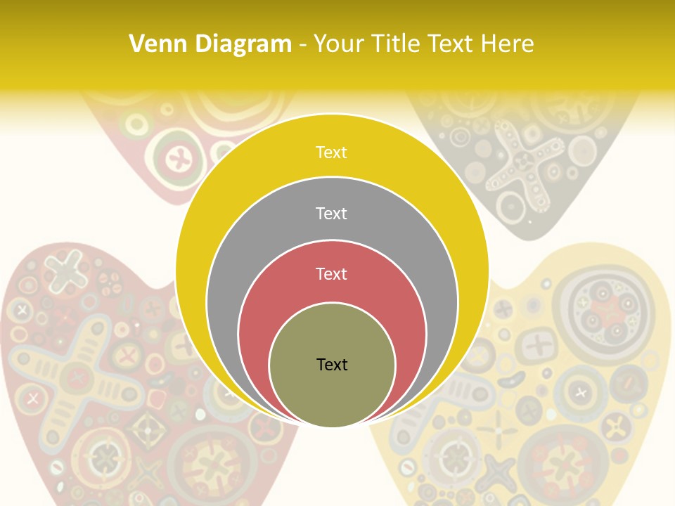 Ornament Set Pattern PowerPoint Template