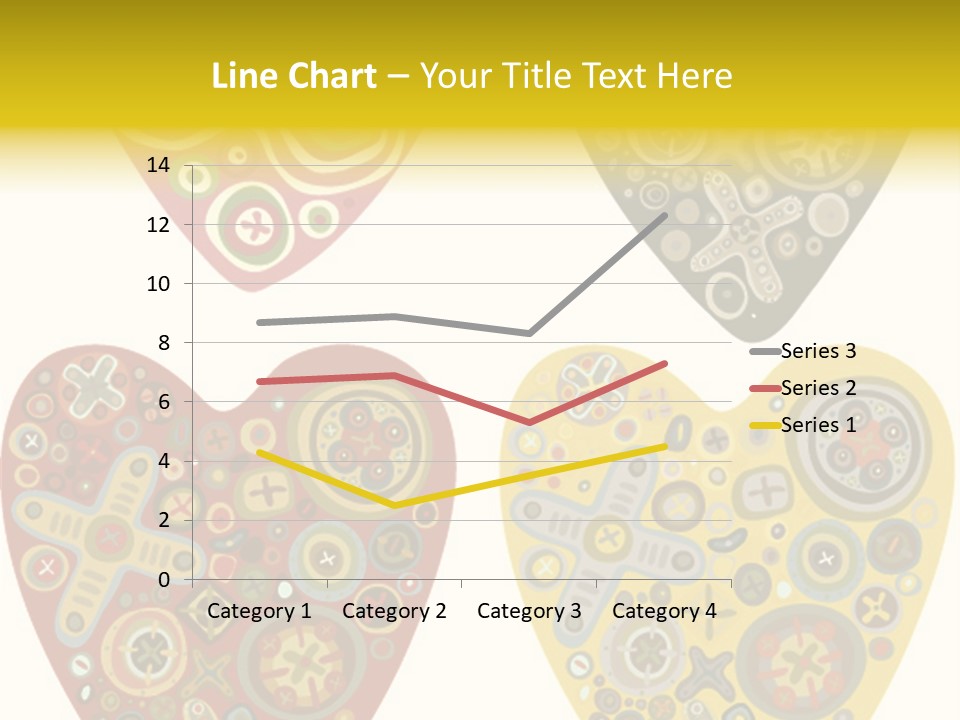 Ornament Set Pattern PowerPoint Template