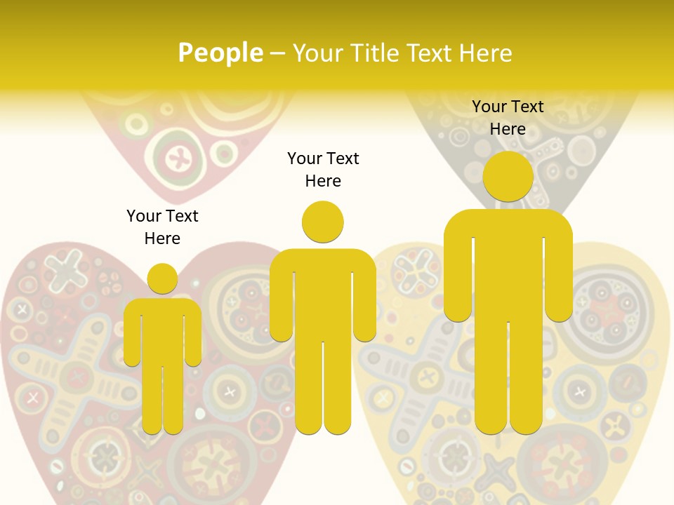 Ornament Set Pattern PowerPoint Template