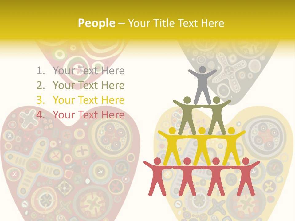 Ornament Set Pattern PowerPoint Template