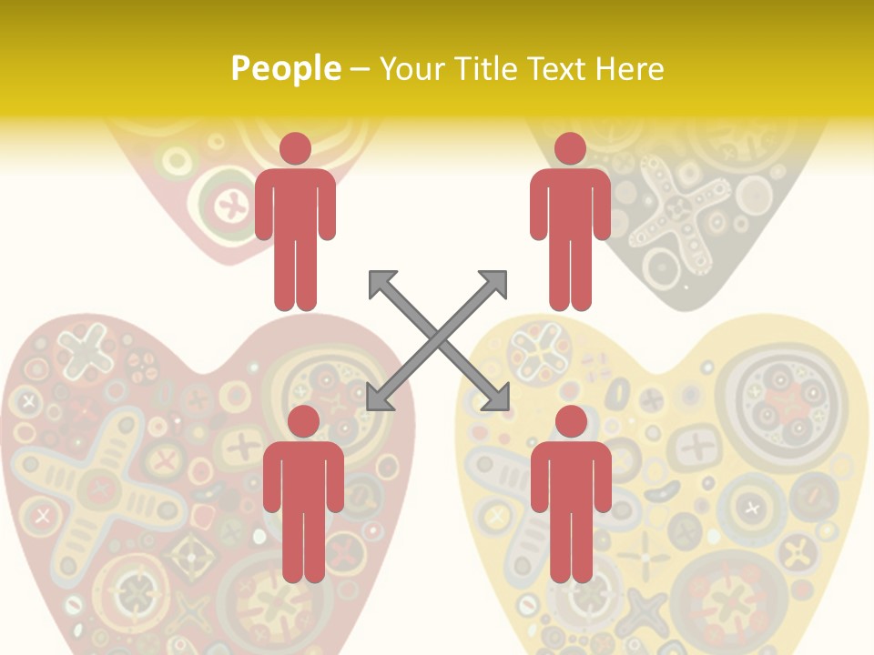 Ornament Set Pattern PowerPoint Template