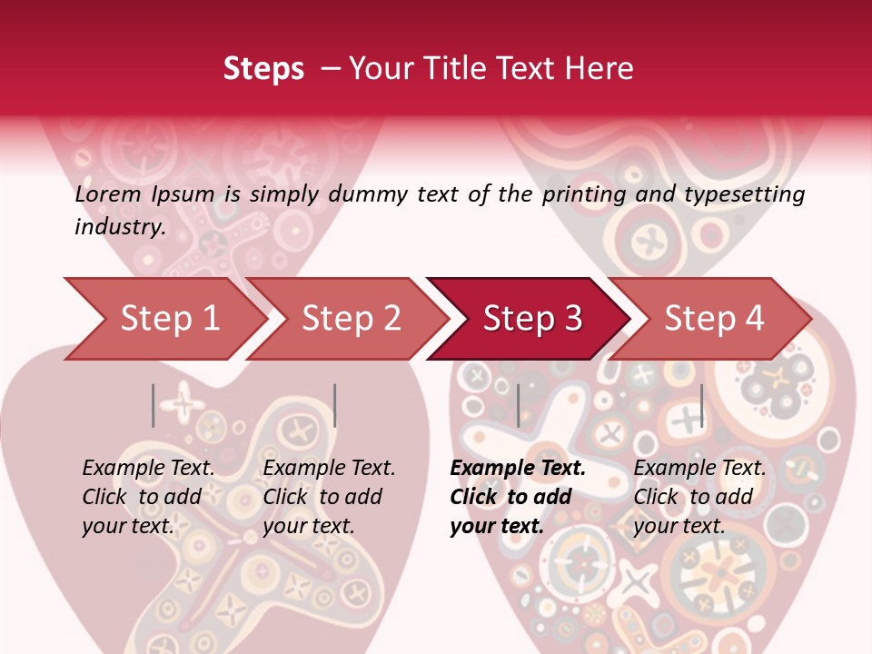 Flower Gift Vector PowerPoint Template