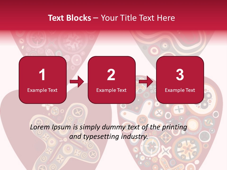 Flower Gift Vector PowerPoint Template