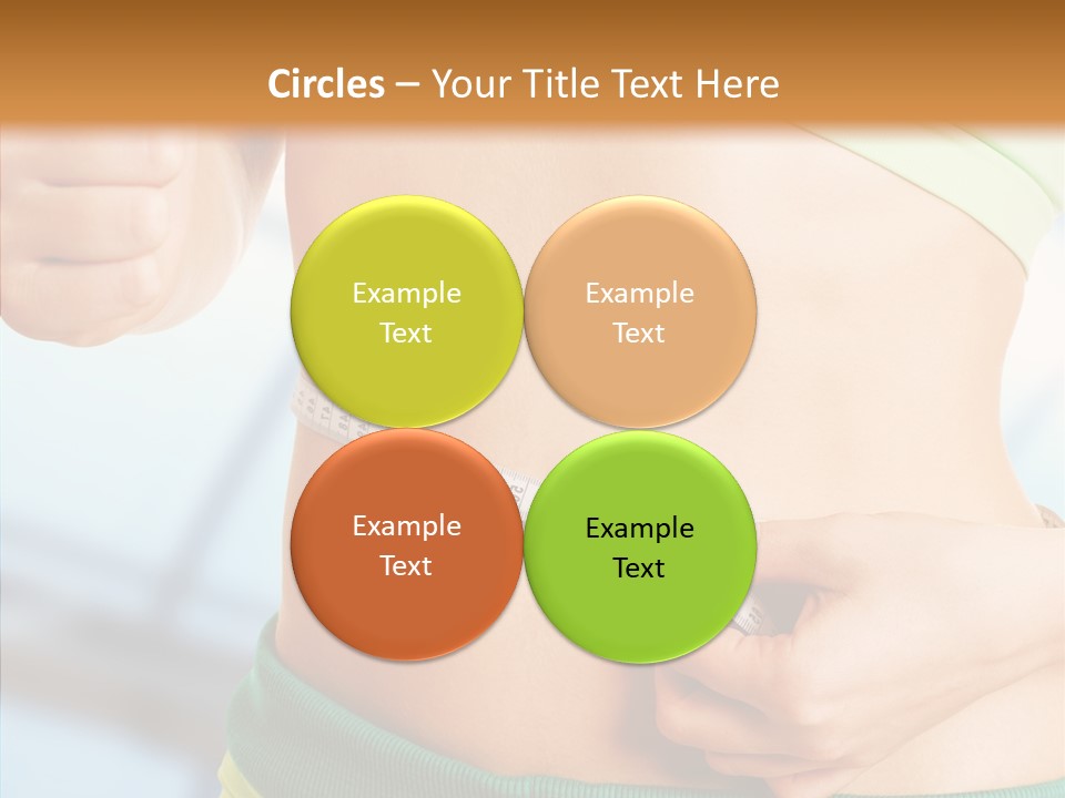 Diet Abdomen Weight PowerPoint Template