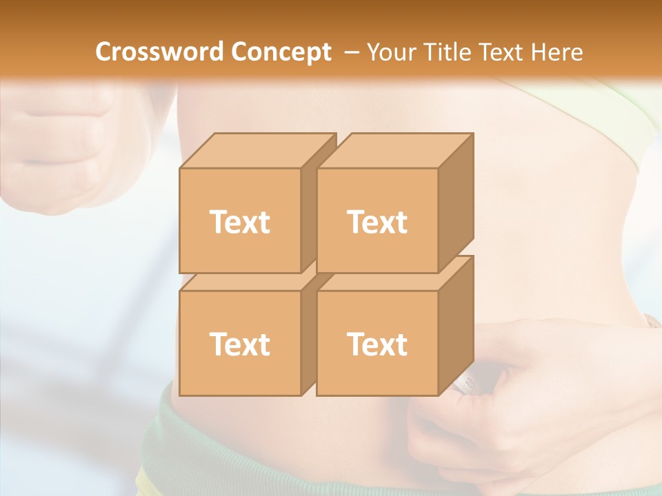 Diet Abdomen Weight PowerPoint Template