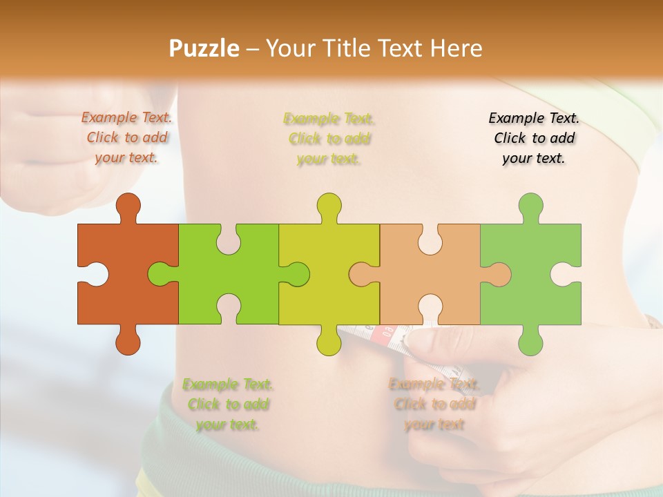 Diet Abdomen Weight PowerPoint Template