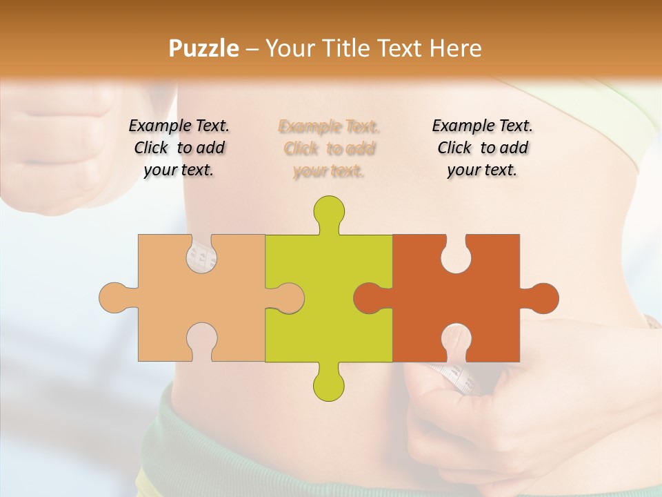 Diet Abdomen Weight PowerPoint Template