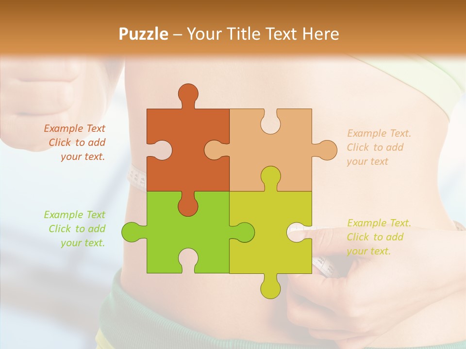 Diet Abdomen Weight PowerPoint Template