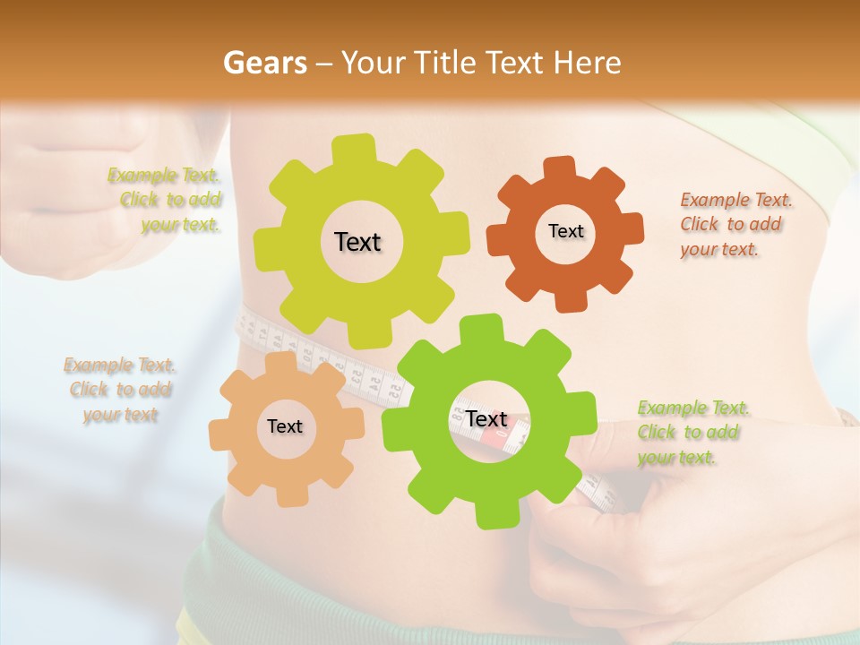 Diet Abdomen Weight PowerPoint Template