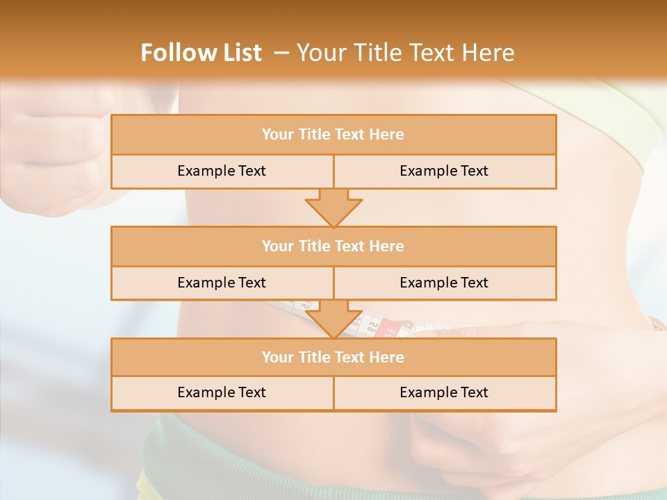 Diet Abdomen Weight PowerPoint Template