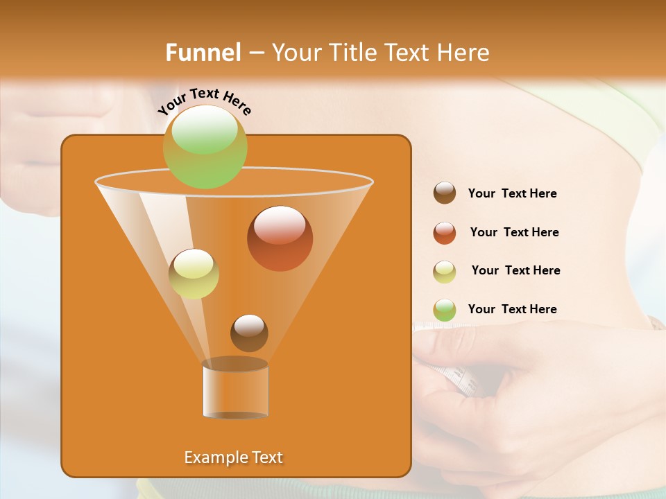 Diet Abdomen Weight PowerPoint Template