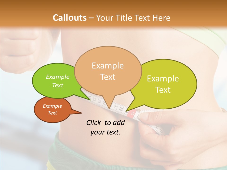 Diet Abdomen Weight PowerPoint Template