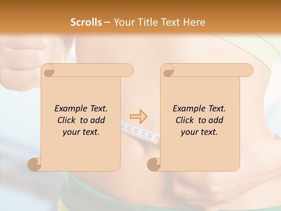 Diet Abdomen Weight PowerPoint Template