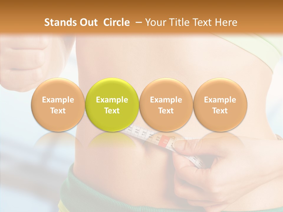 Diet Abdomen Weight PowerPoint Template