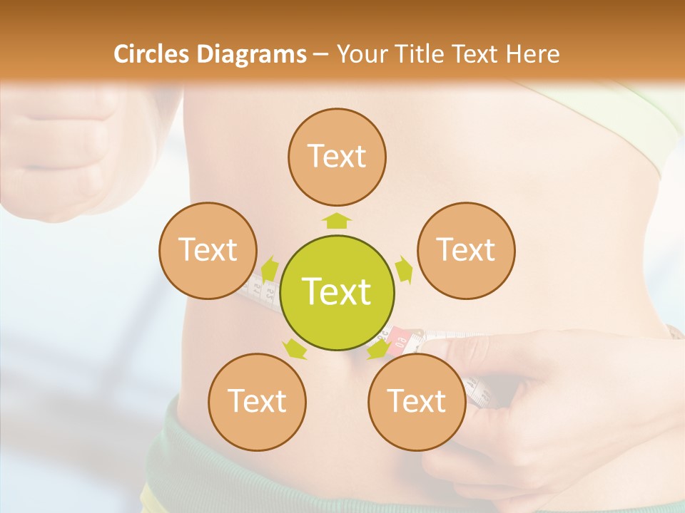 Diet Abdomen Weight PowerPoint Template