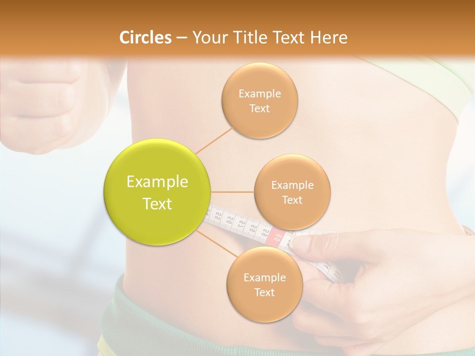 Diet Abdomen Weight PowerPoint Template