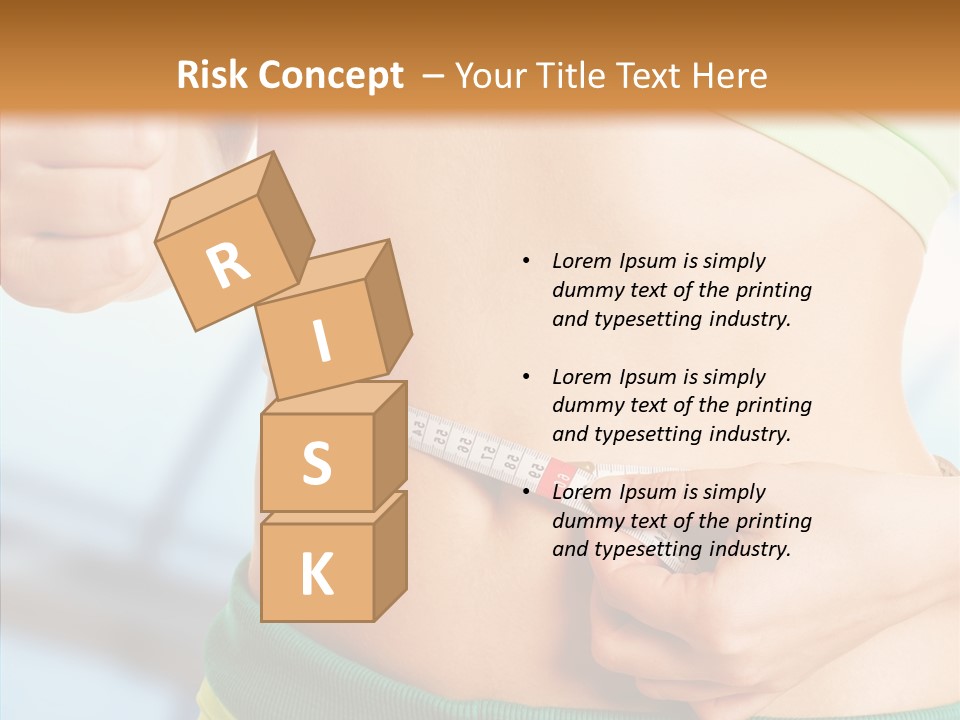 Diet Abdomen Weight PowerPoint Template