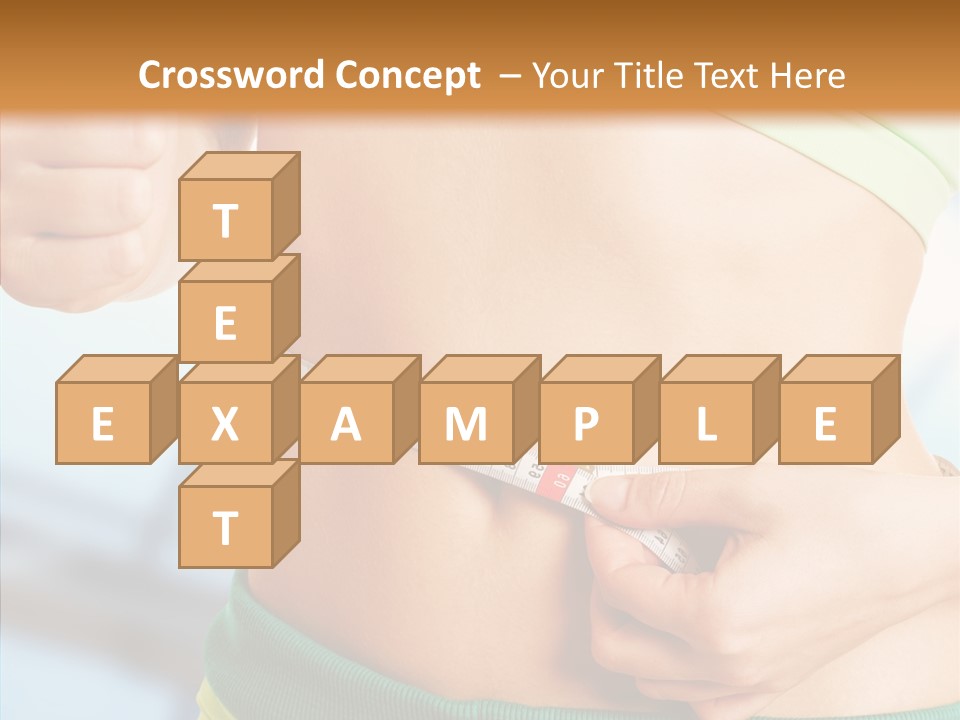 Diet Abdomen Weight PowerPoint Template