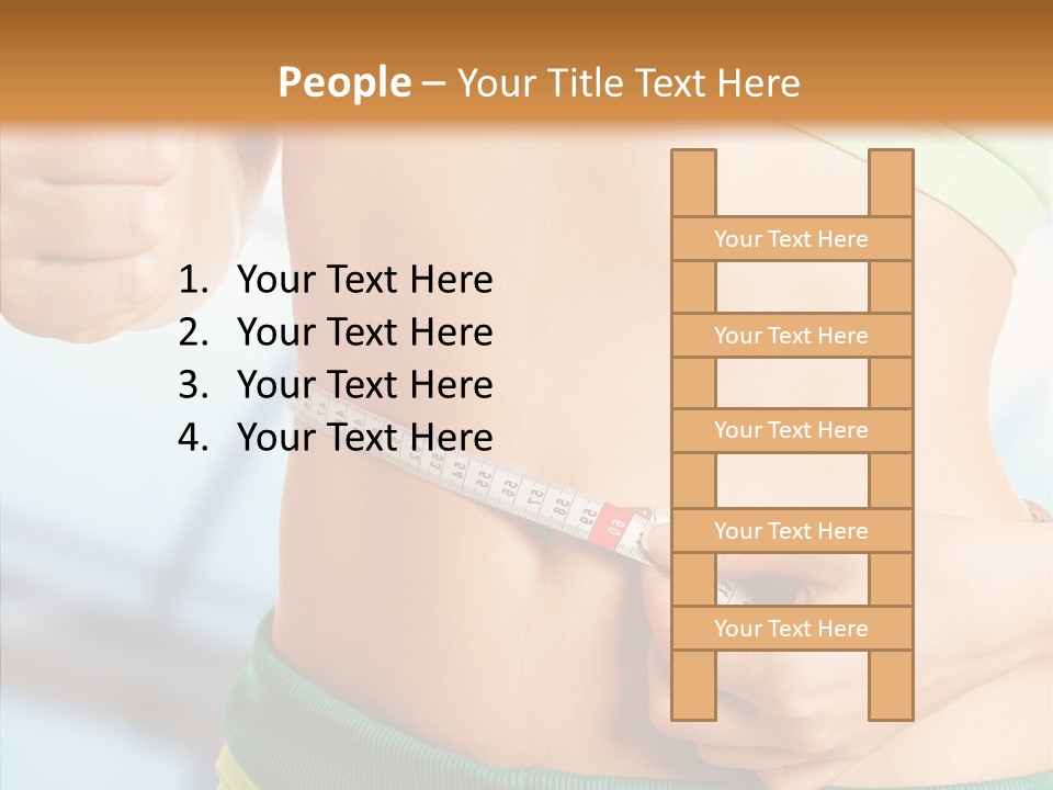 Diet Abdomen Weight PowerPoint Template