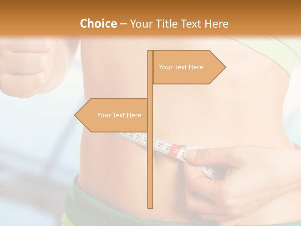Diet Abdomen Weight PowerPoint Template