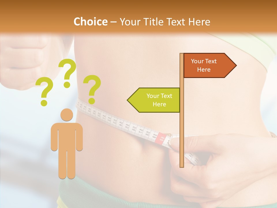 Diet Abdomen Weight PowerPoint Template