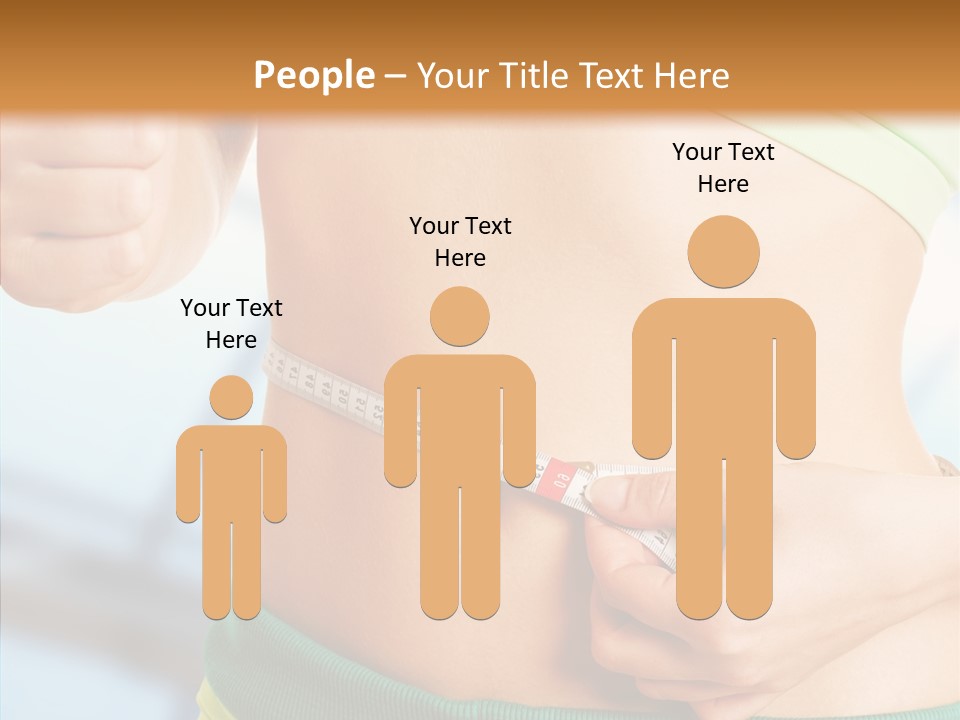 Diet Abdomen Weight PowerPoint Template