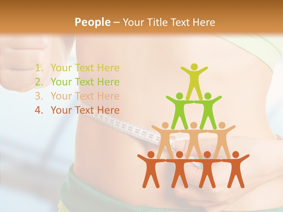 Diet Abdomen Weight PowerPoint Template