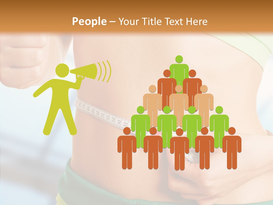 Diet Abdomen Weight PowerPoint Template