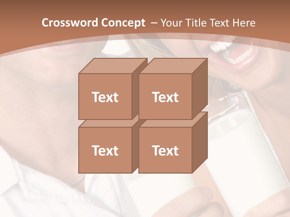 Food Portrait White PowerPoint Template