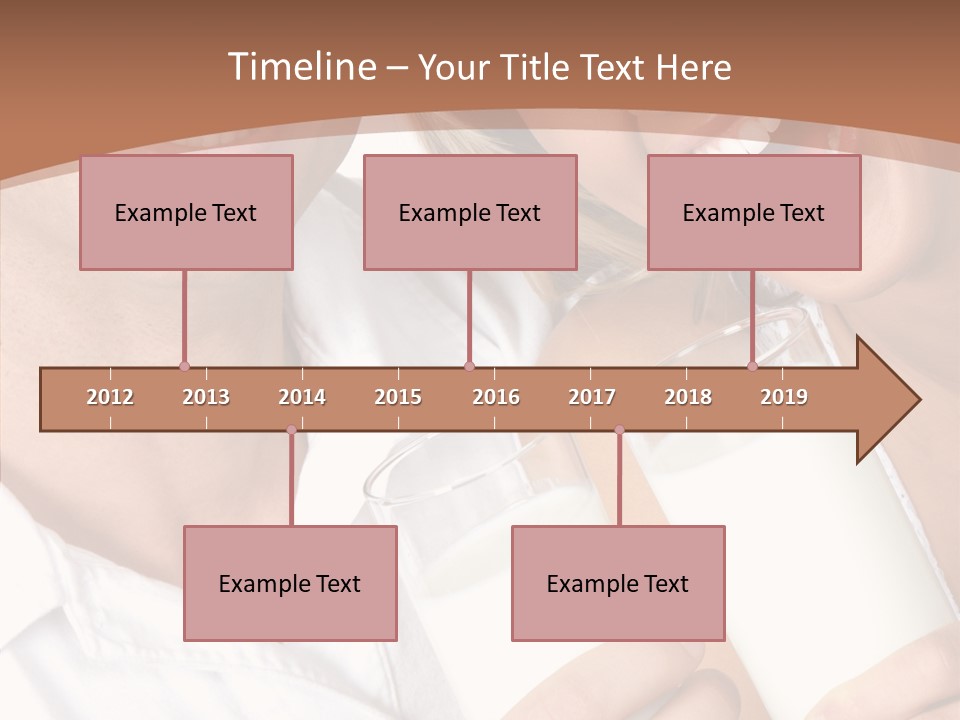 Food Portrait White PowerPoint Template
