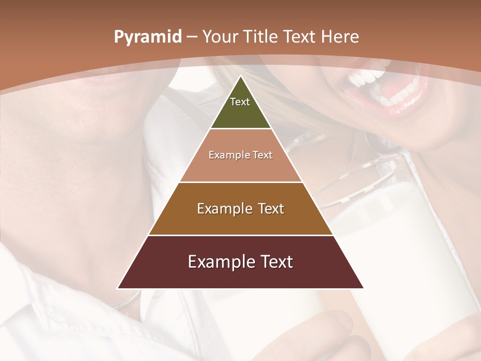 Food Portrait White PowerPoint Template