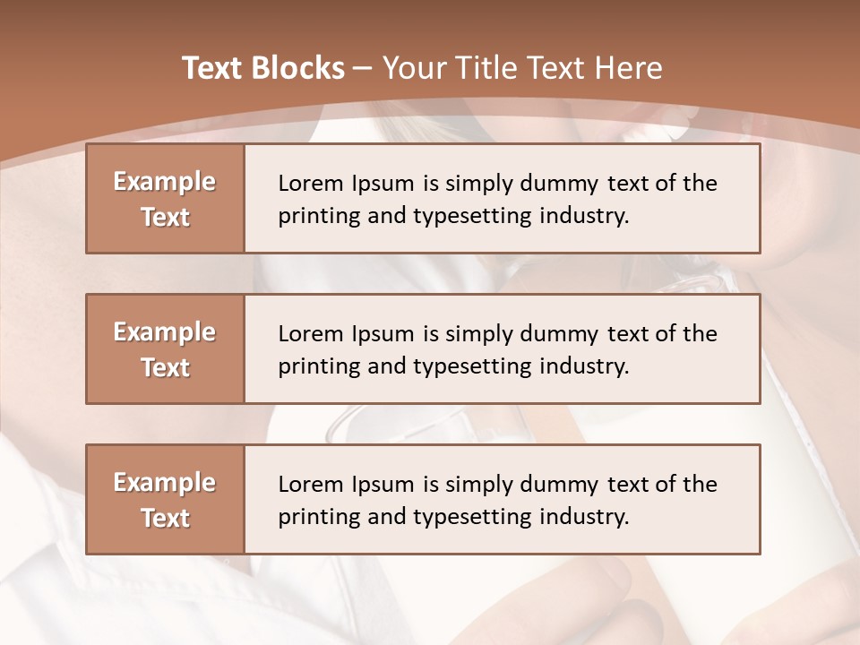 Food Portrait White PowerPoint Template