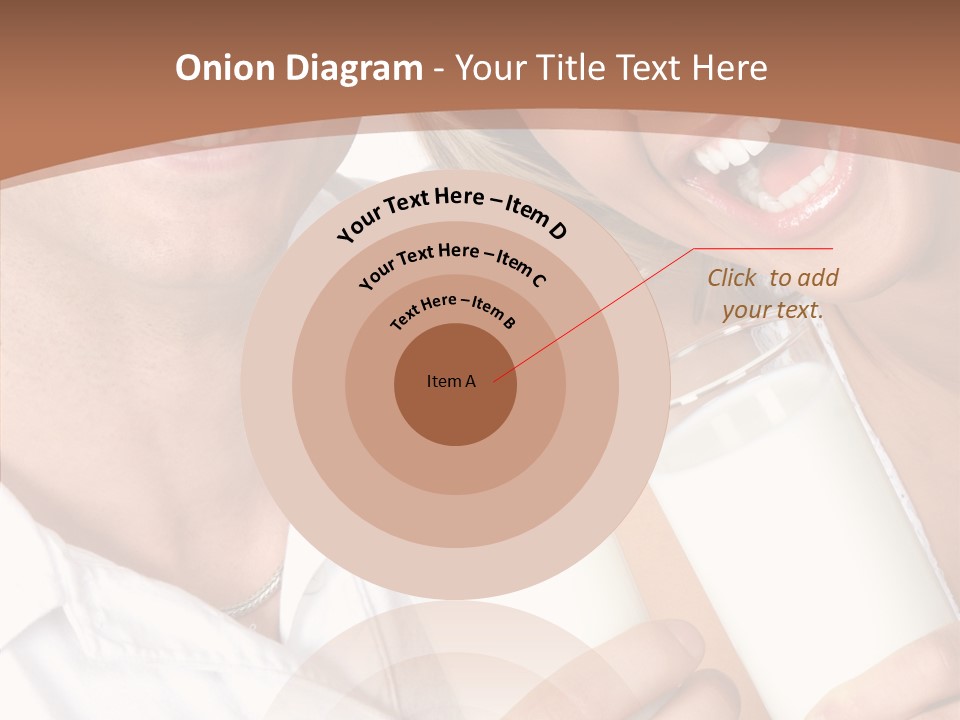 Food Portrait White PowerPoint Template