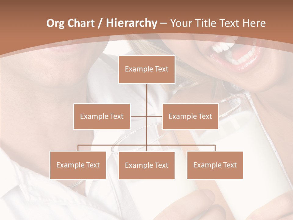 Food Portrait White PowerPoint Template