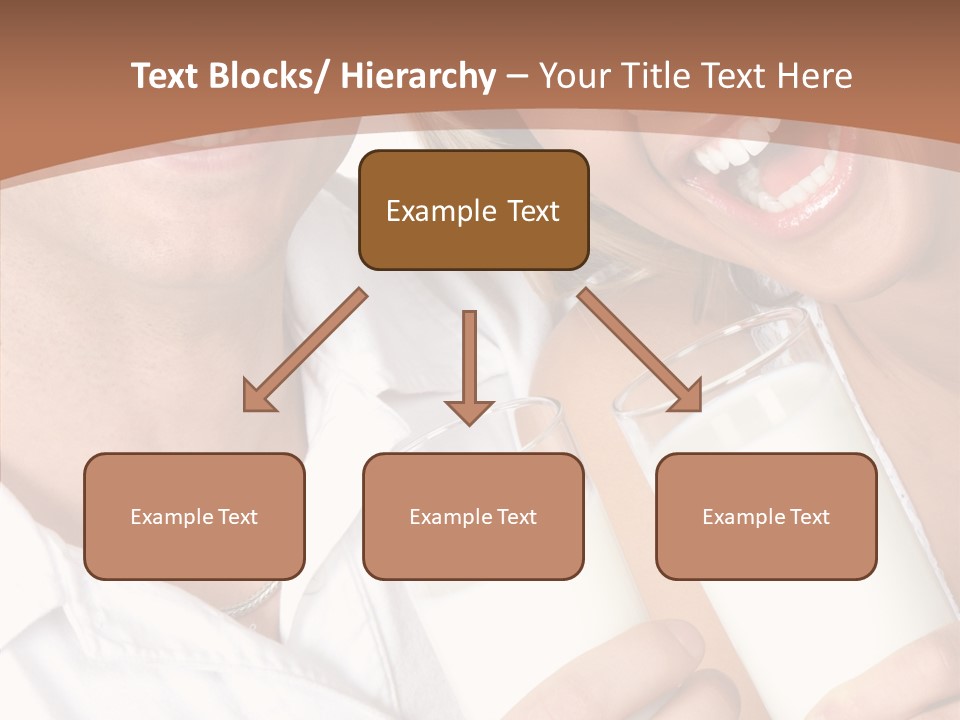 Food Portrait White PowerPoint Template