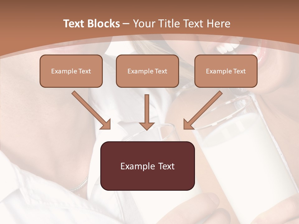 Food Portrait White PowerPoint Template