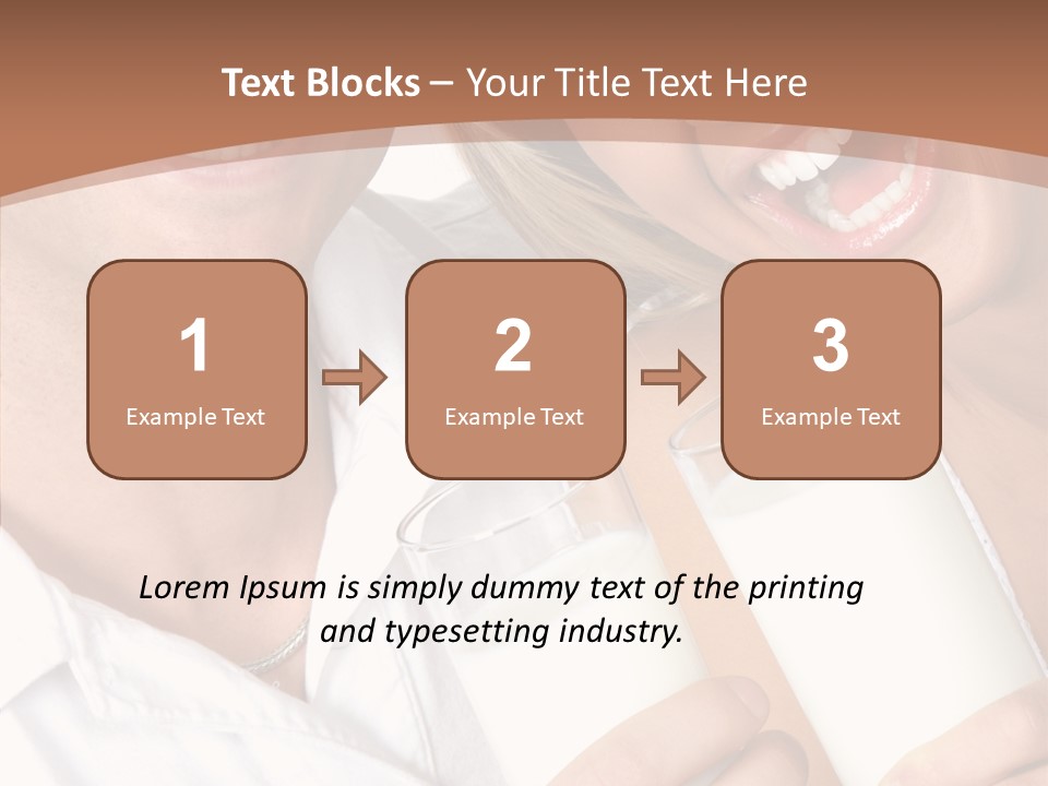 Food Portrait White PowerPoint Template