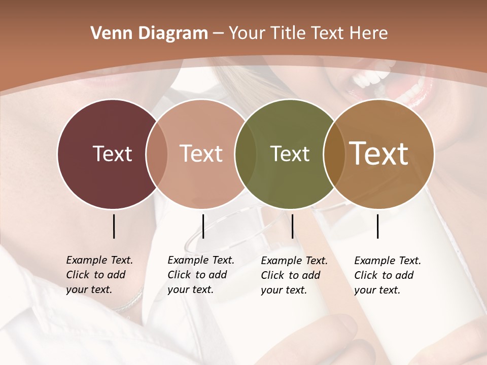 Food Portrait White PowerPoint Template