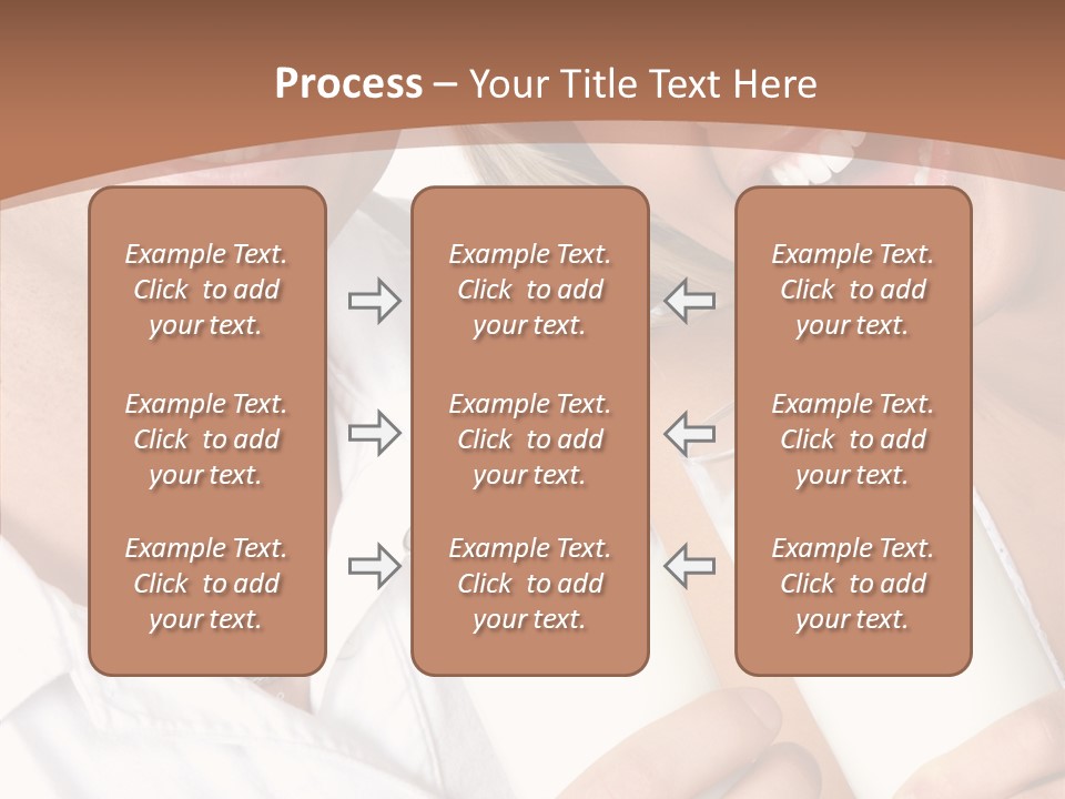 Food Portrait White PowerPoint Template