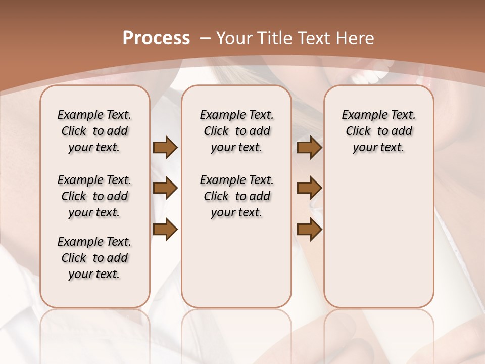 Food Portrait White PowerPoint Template