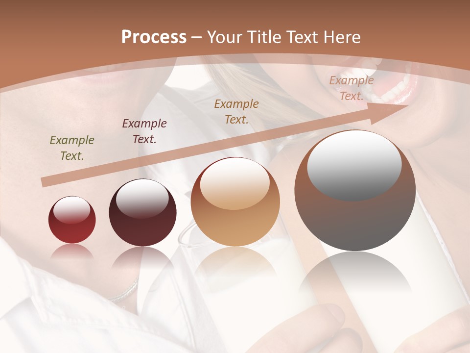 Food Portrait White PowerPoint Template