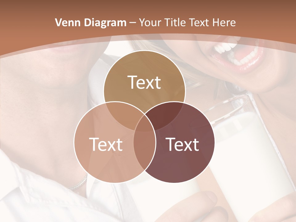 Food Portrait White PowerPoint Template