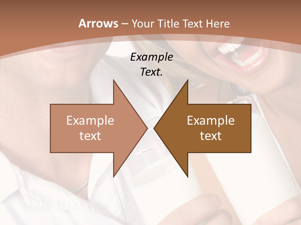 Food Portrait White PowerPoint Template