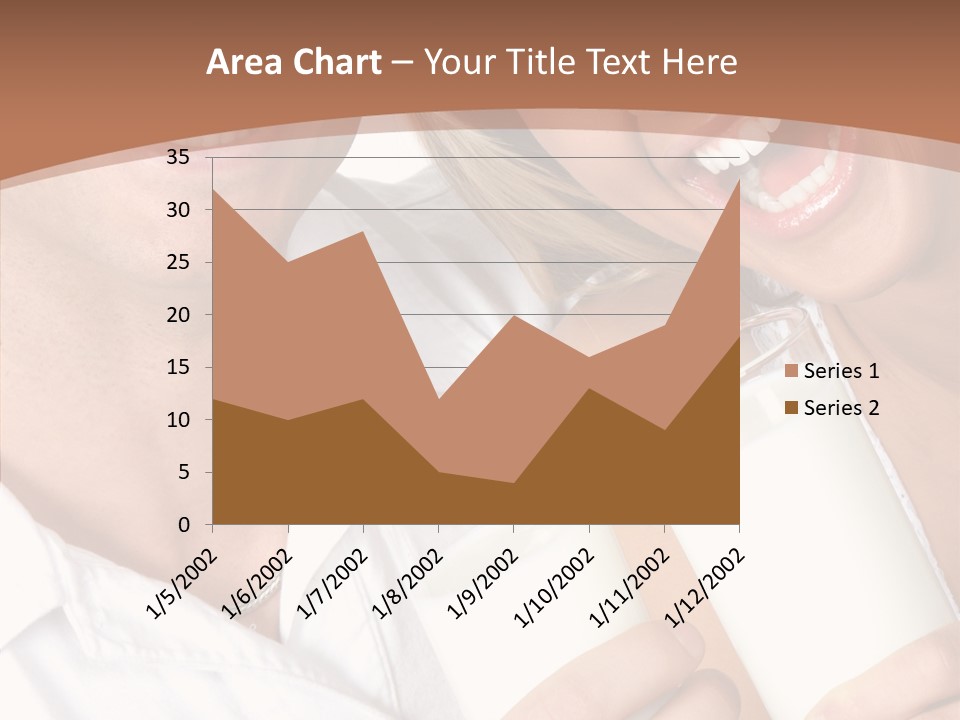 Food Portrait White PowerPoint Template